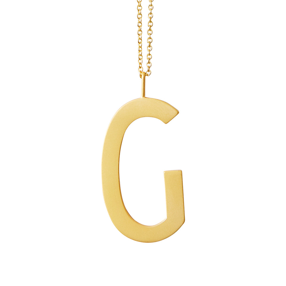 Design Letters Design Letters Archetypes vedhæng, forgyldt - 30 mm. - Bahne